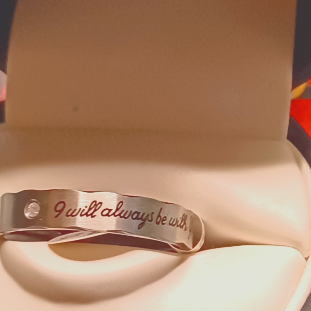 I WILL ALWAYS BE WITH YOU MENS WEDDING/PROMISE RING